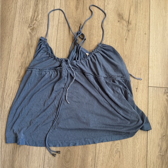 Free People Slate Blue Camisole - Picture 1 of 4
